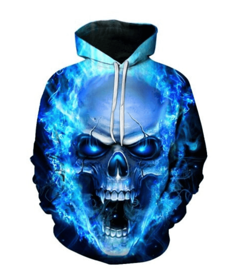 Skull Print Hoodie Bold, Cool, Stylish and Comfortable