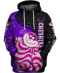 Cheshire Cat Print Hoodie