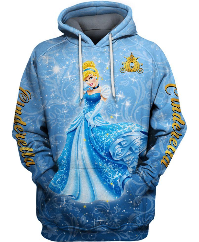 Cinderella Print Hoodie Perfect Blend of Style and Fantasy