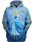 Cinderella Print Hoodie Perfect Blend of Style and Fantasy