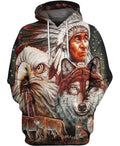 Tribal Printed Hoodie A Perfect Blend of Style and Comfort
