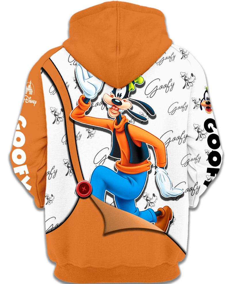 Children Goofy Print Hoodie