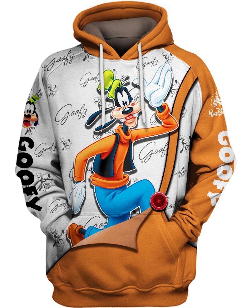 Children Goofy Print Hoodie
