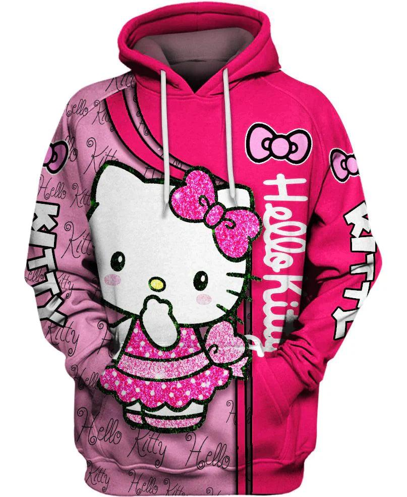 Hello Kitty Print Hoodie