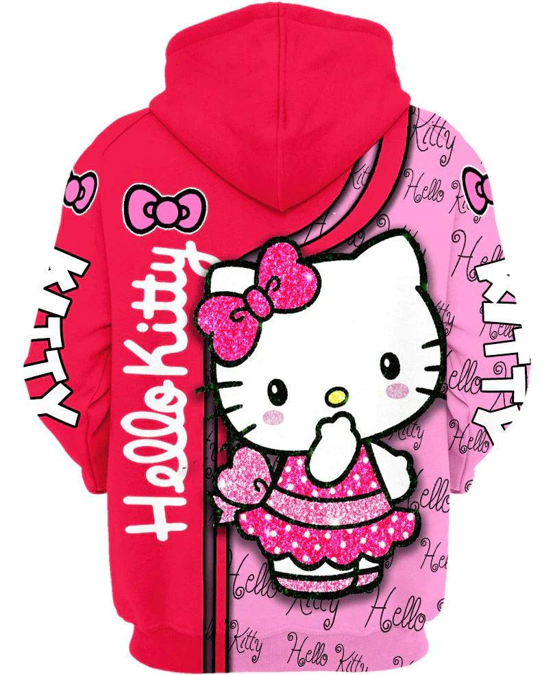 Hello Kitty Print Hoodie