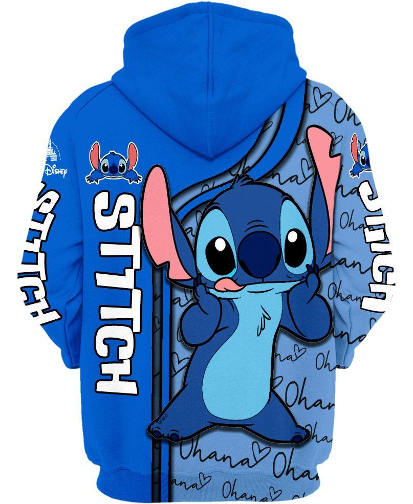 Lilo Stitch Print Hoodie