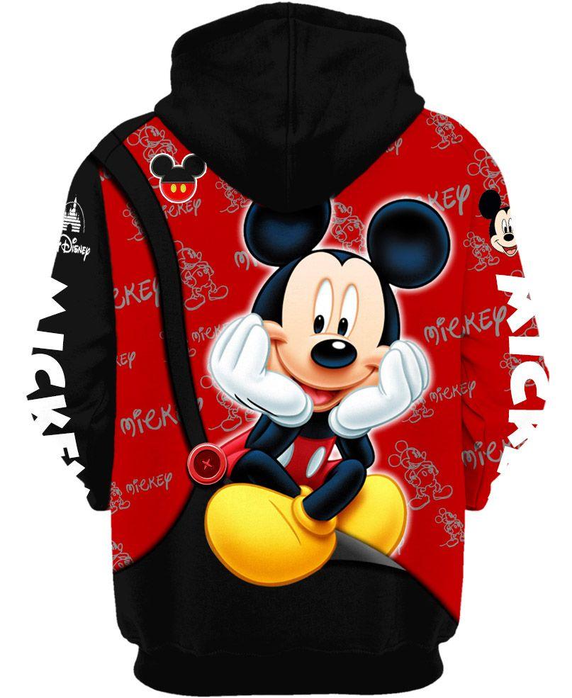 Mickey Mouse Printed Hoodie