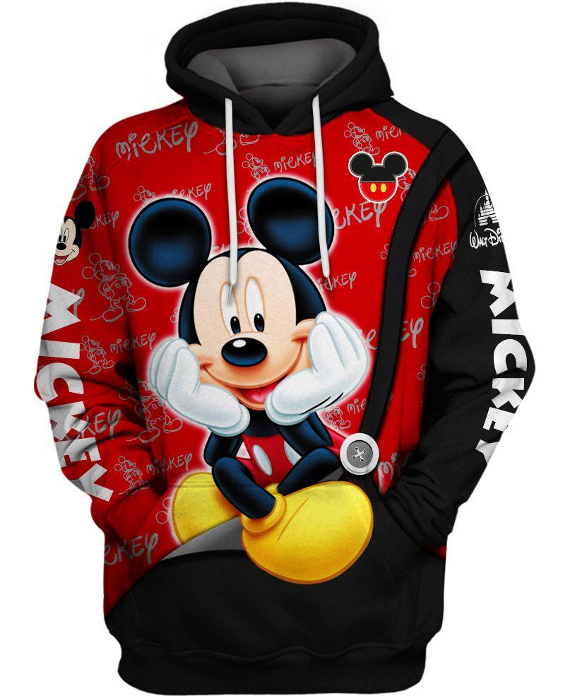 Mickey Mouse Printed Hoodie