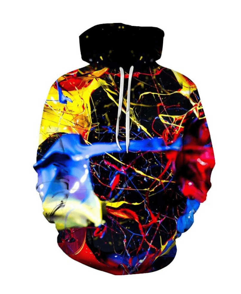 Children Paint Splatter Hoodie