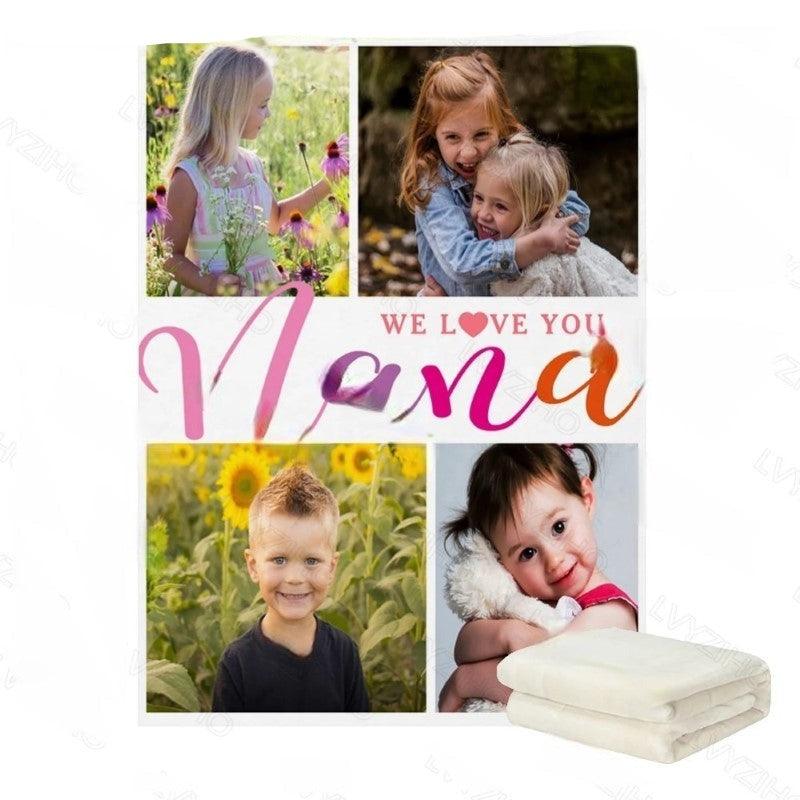 Custom Photo Collage Blanket