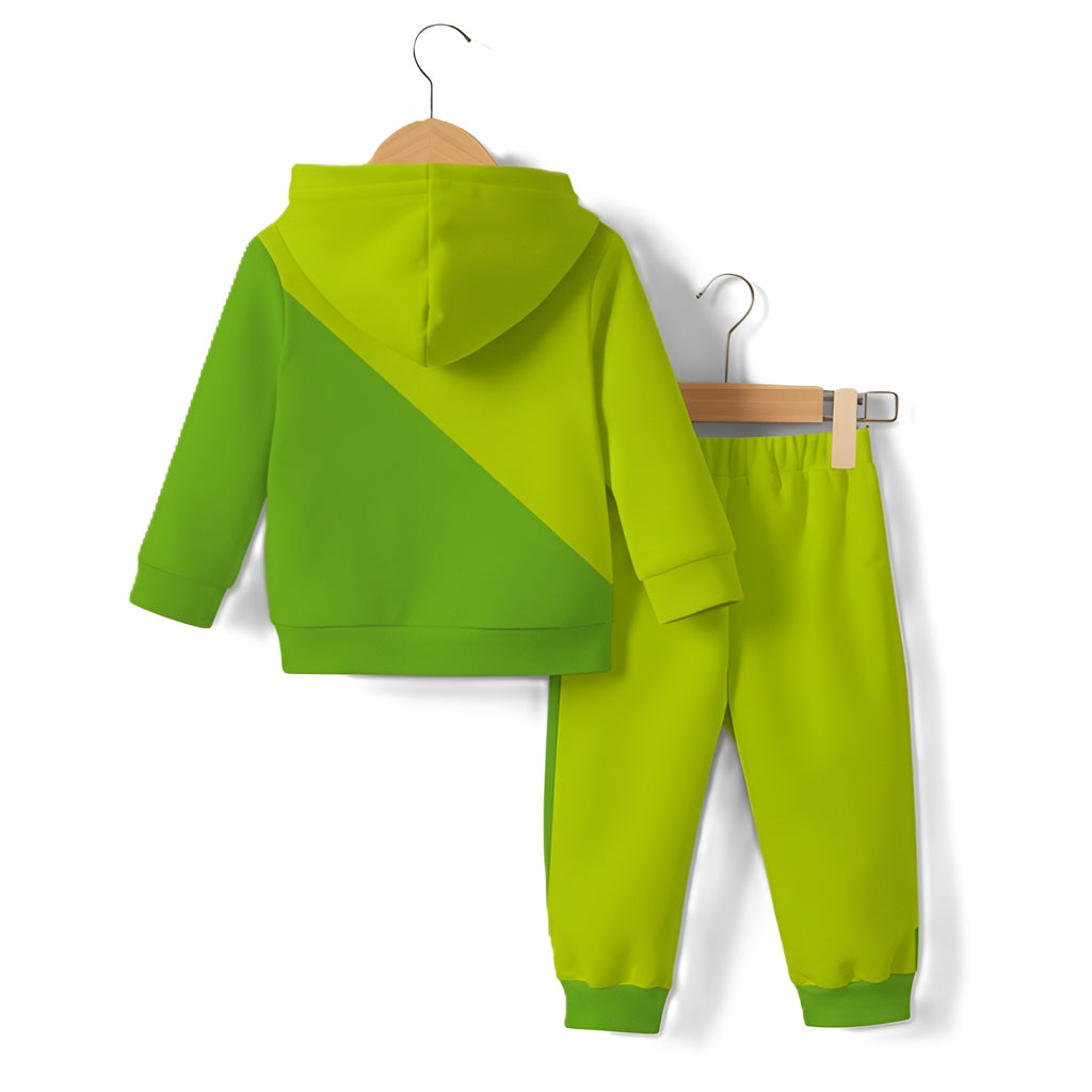 Baby Boy Color Block Outfit For Outdoor Sports