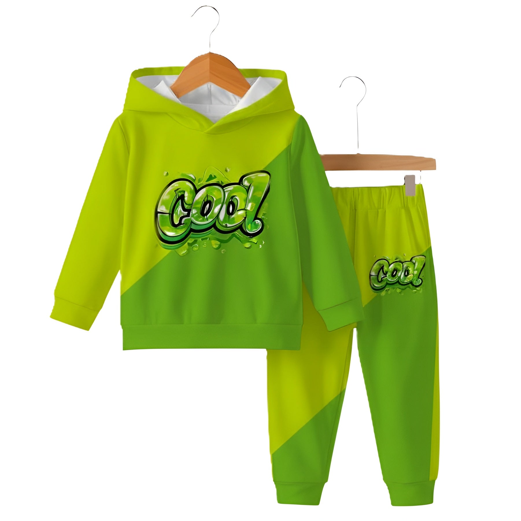 Baby Boy Color Block Outfit For Outdoor Sports