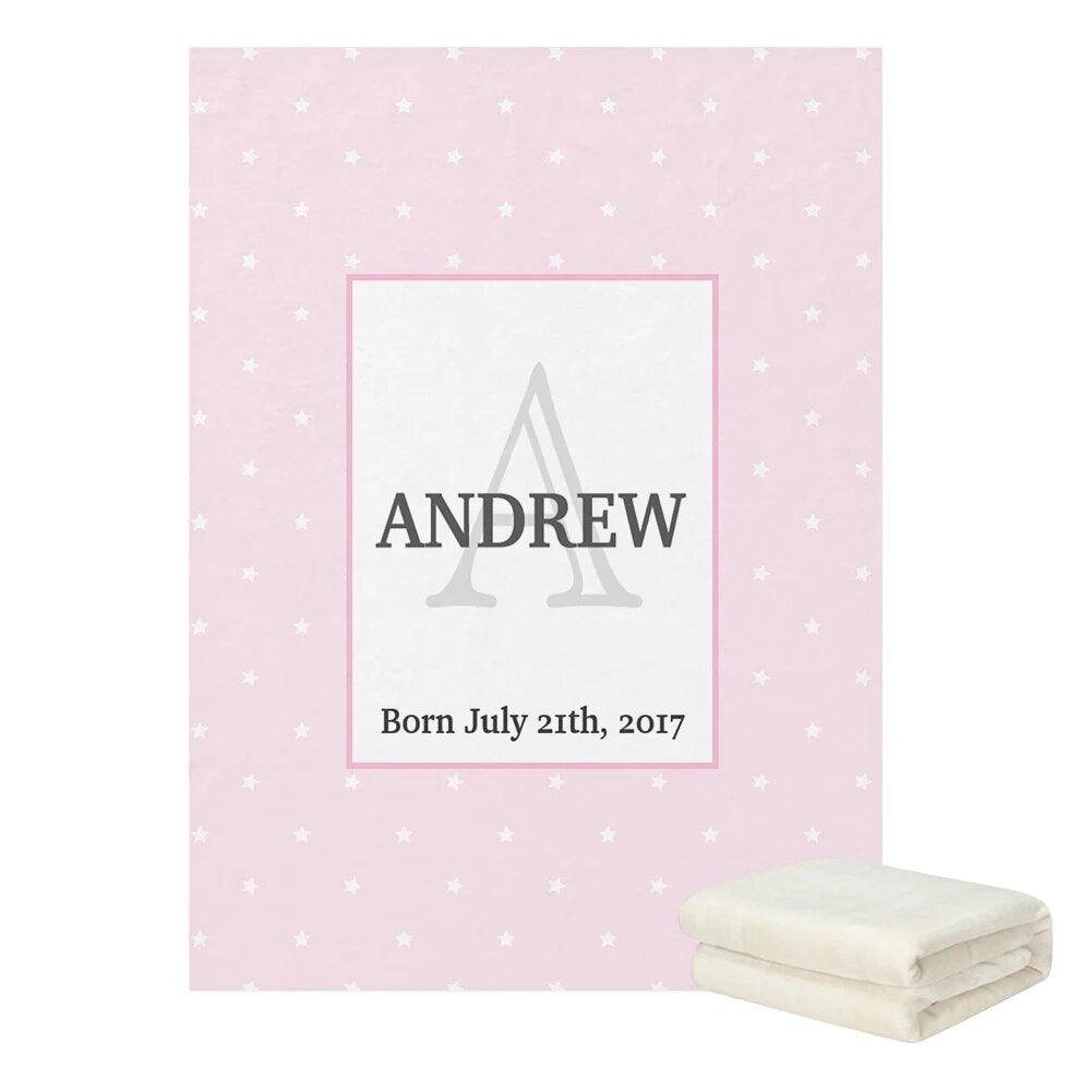 Custom Birthday Name Blanket