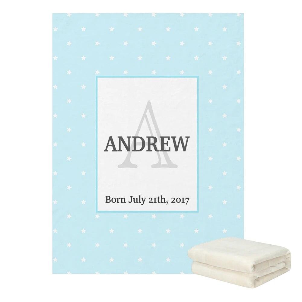 Custom Birthday Name Blanket