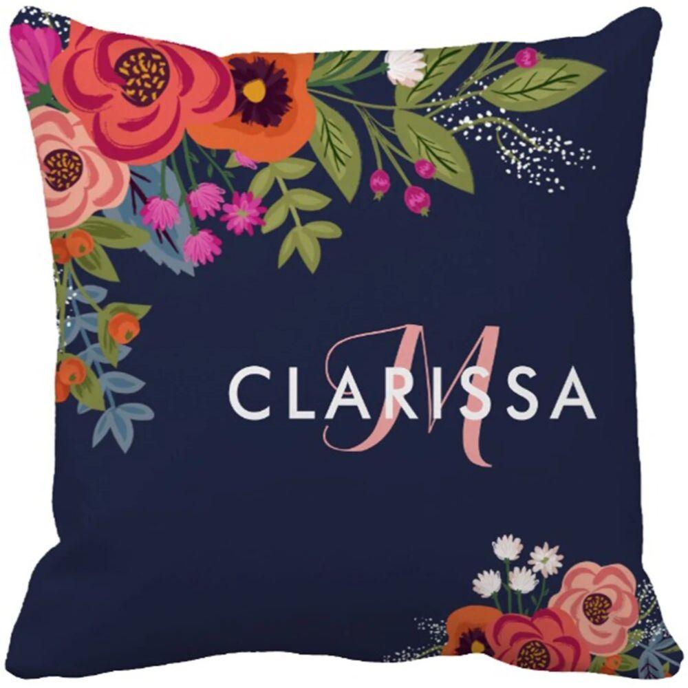Custom Color Floral Baby Bedding