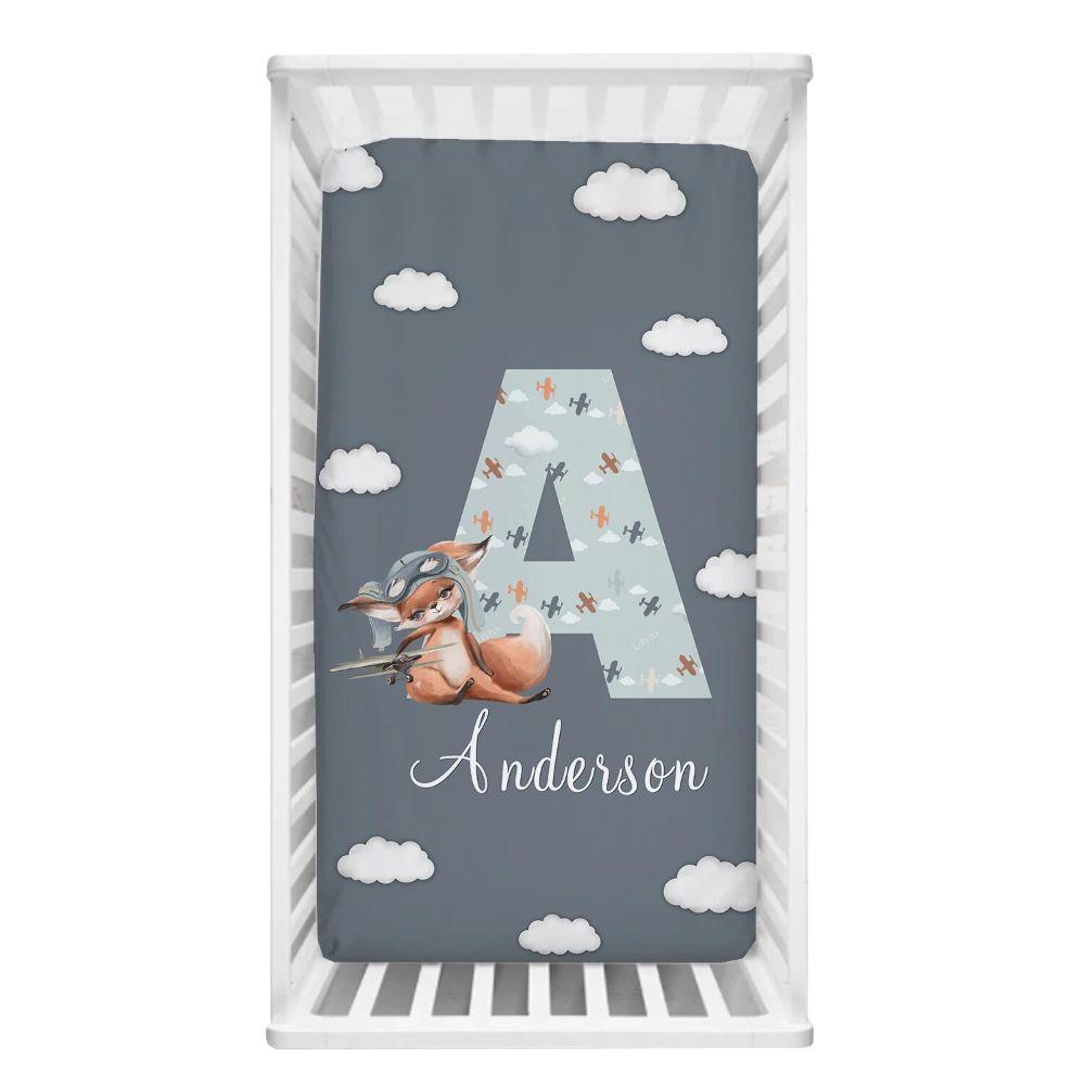 Airplane Baby Crib Bedding
