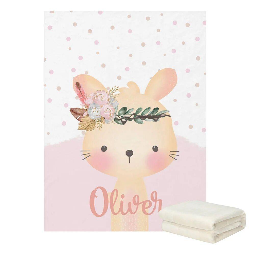 Custom Boho Bunny Bedding