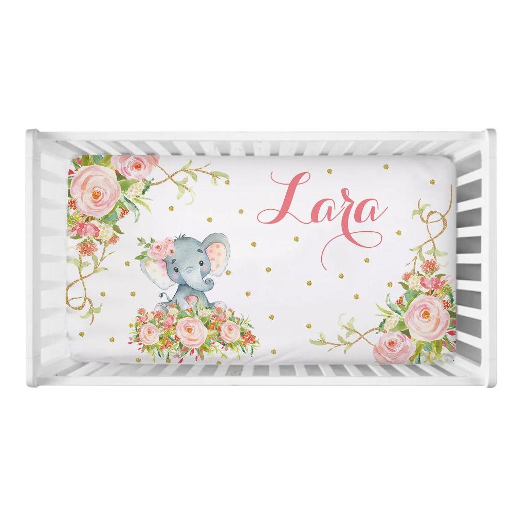 Elephant Themed Crib Set