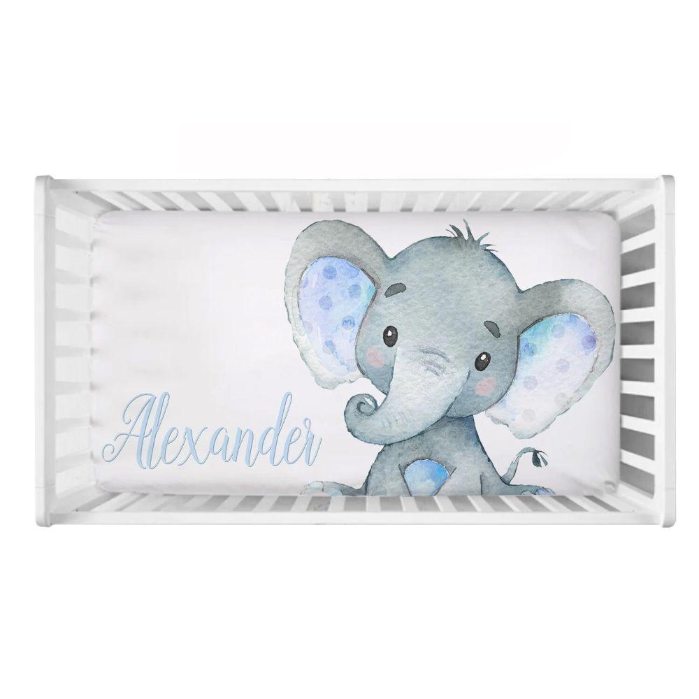 Personalized Elephant Bedding Set