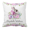 Custom Floral Bunny Bedding Set