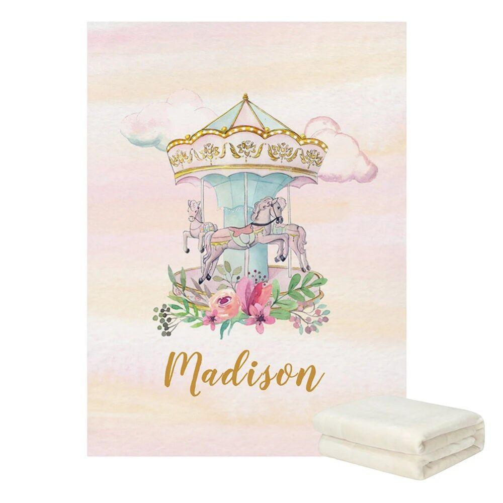 Custom Carousel Bedding Set
