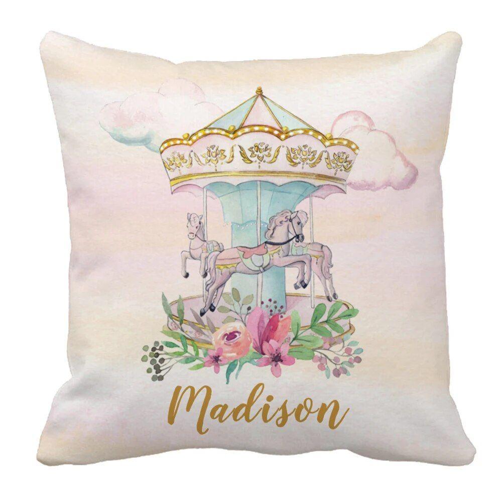 Custom Carousel Bedding Set