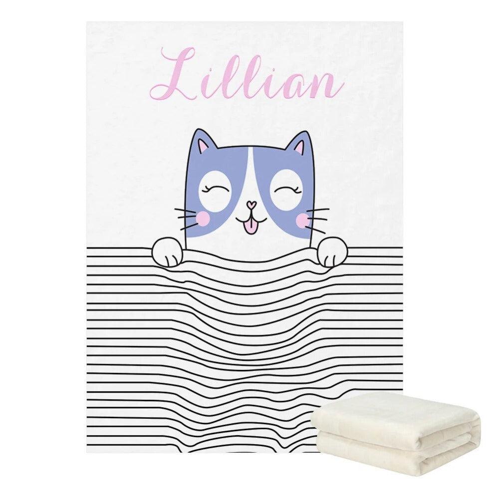 Custom Name Unicorn Blanket