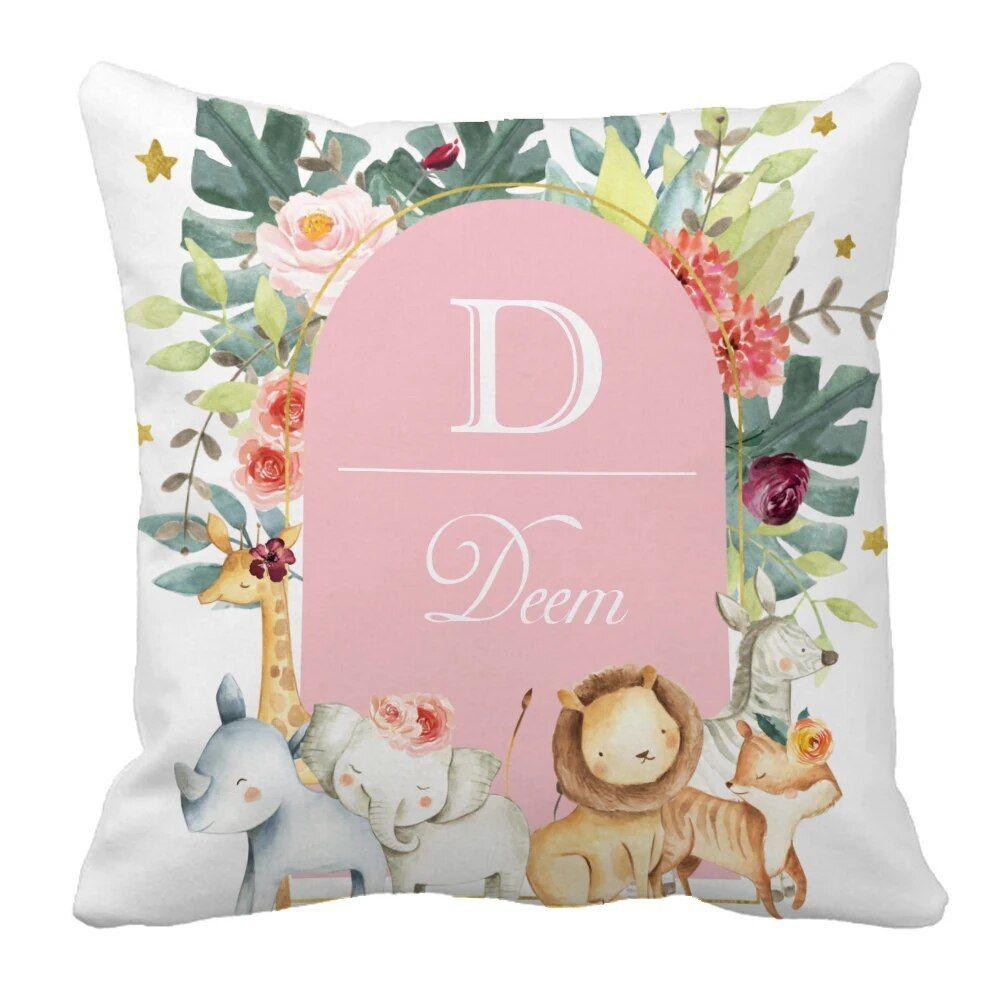 Custom Jungle Animals Bedding
