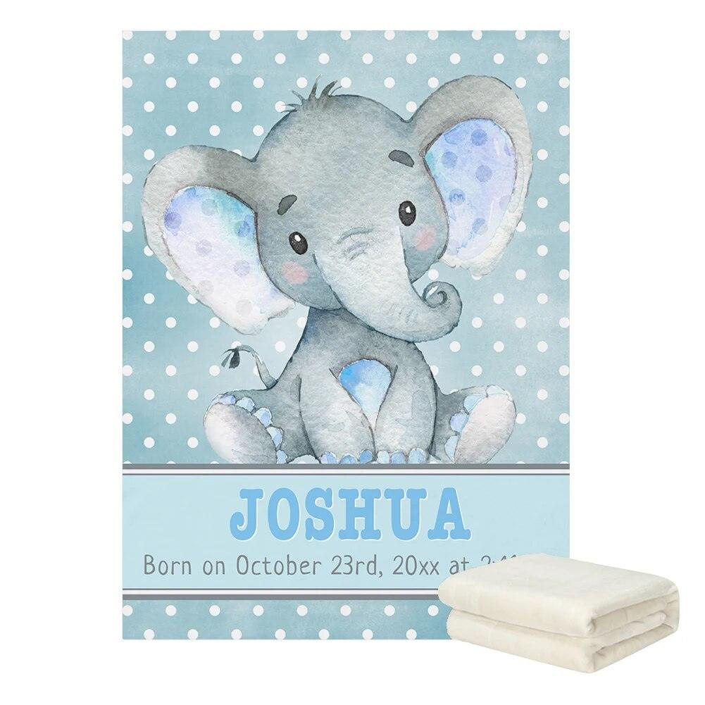 Custom Jungle Animals Blanket