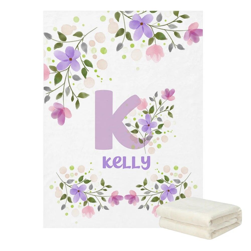 Custom Name Personalized Blanket