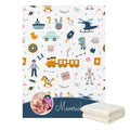 Custom Name Photo Blanket