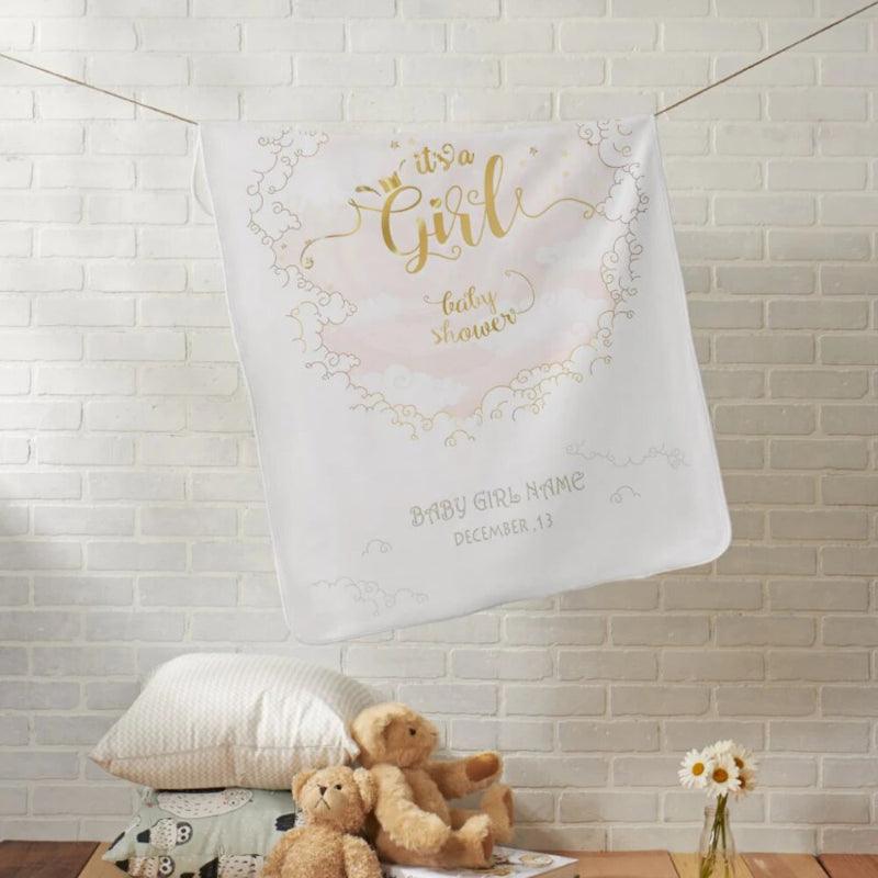 Elegant Golden Accents Blanket
