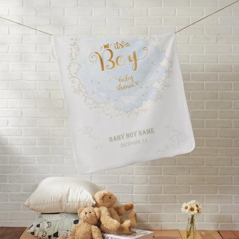 Elegant Golden Accents Blanket