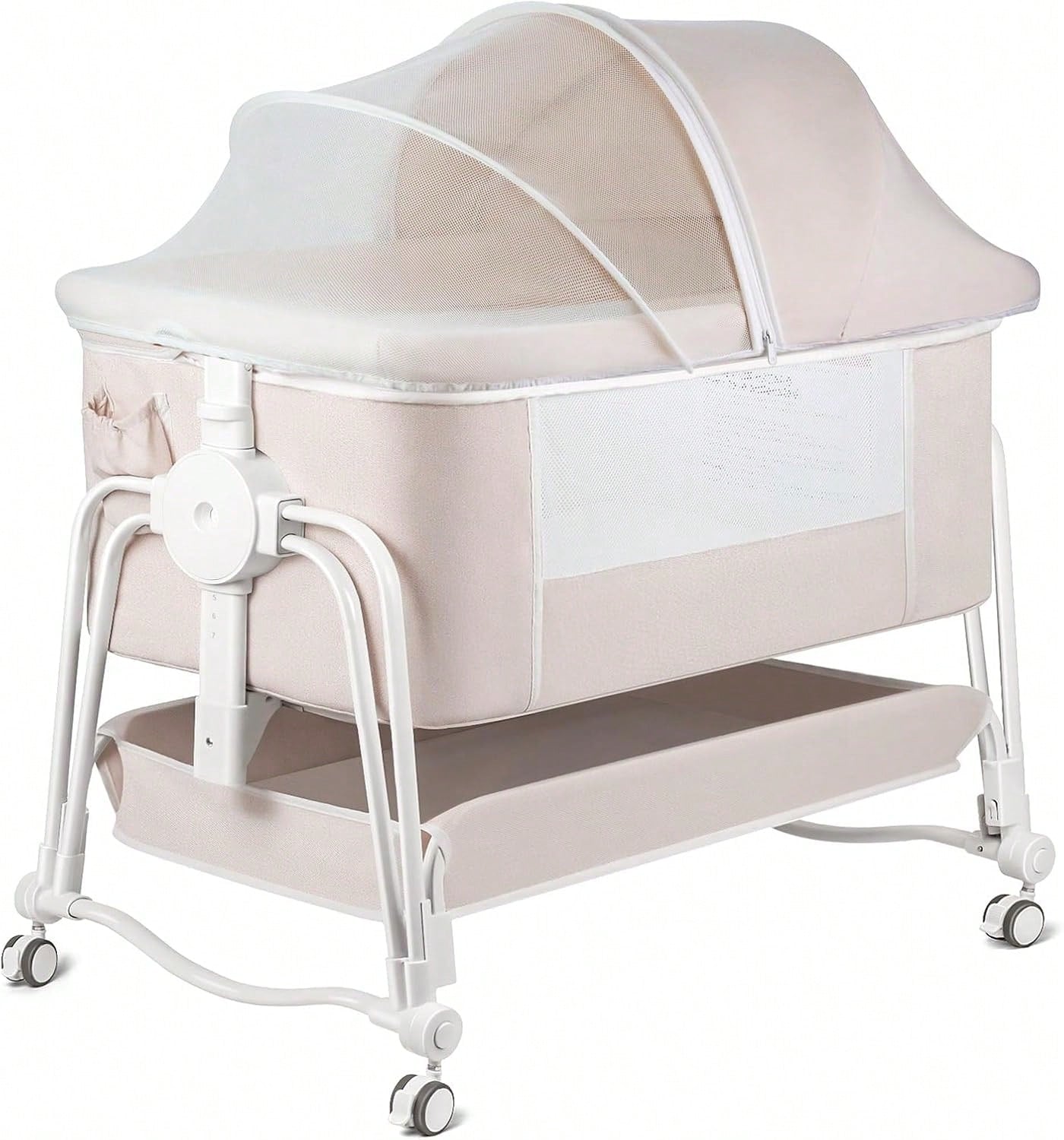 Baby 4 In 1 Bedside Sleeper Bassinet With Wheels