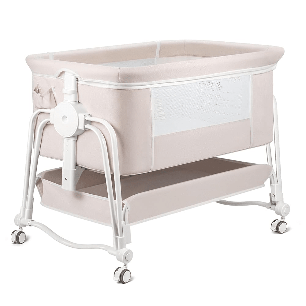 Baby 4 In 1 Bedside Sleeper Bassinet With Wheels