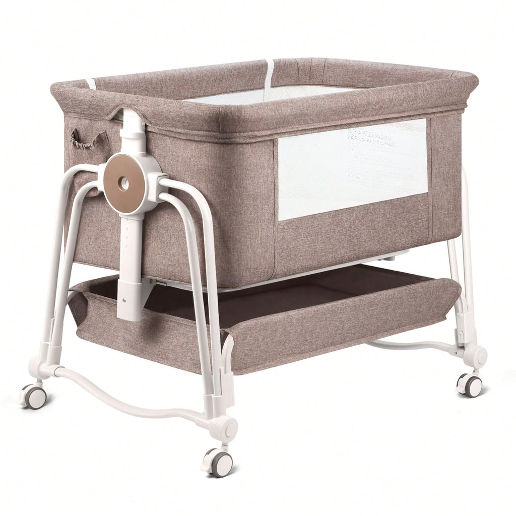 Baby 4 In 1 Bedside Sleeper Bassinet With Wheels