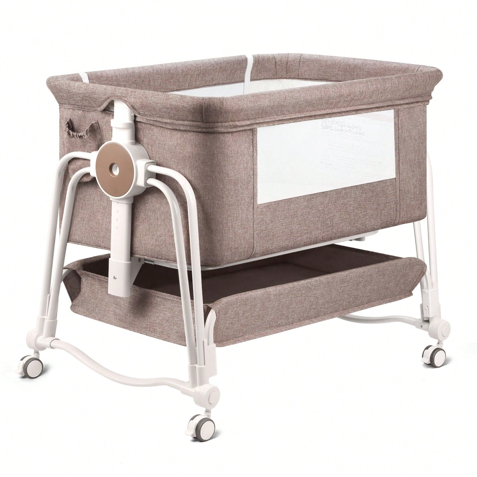 Baby 4 In 1 Bedside Sleeper Bassinet With Wheels