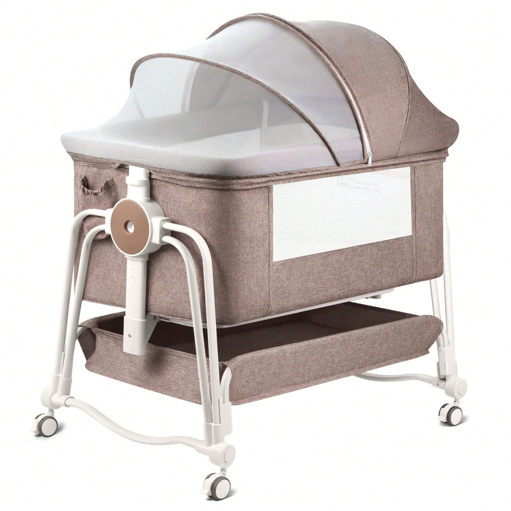 Baby 4 In 1 Bedside Sleeper Bassinet With Wheels