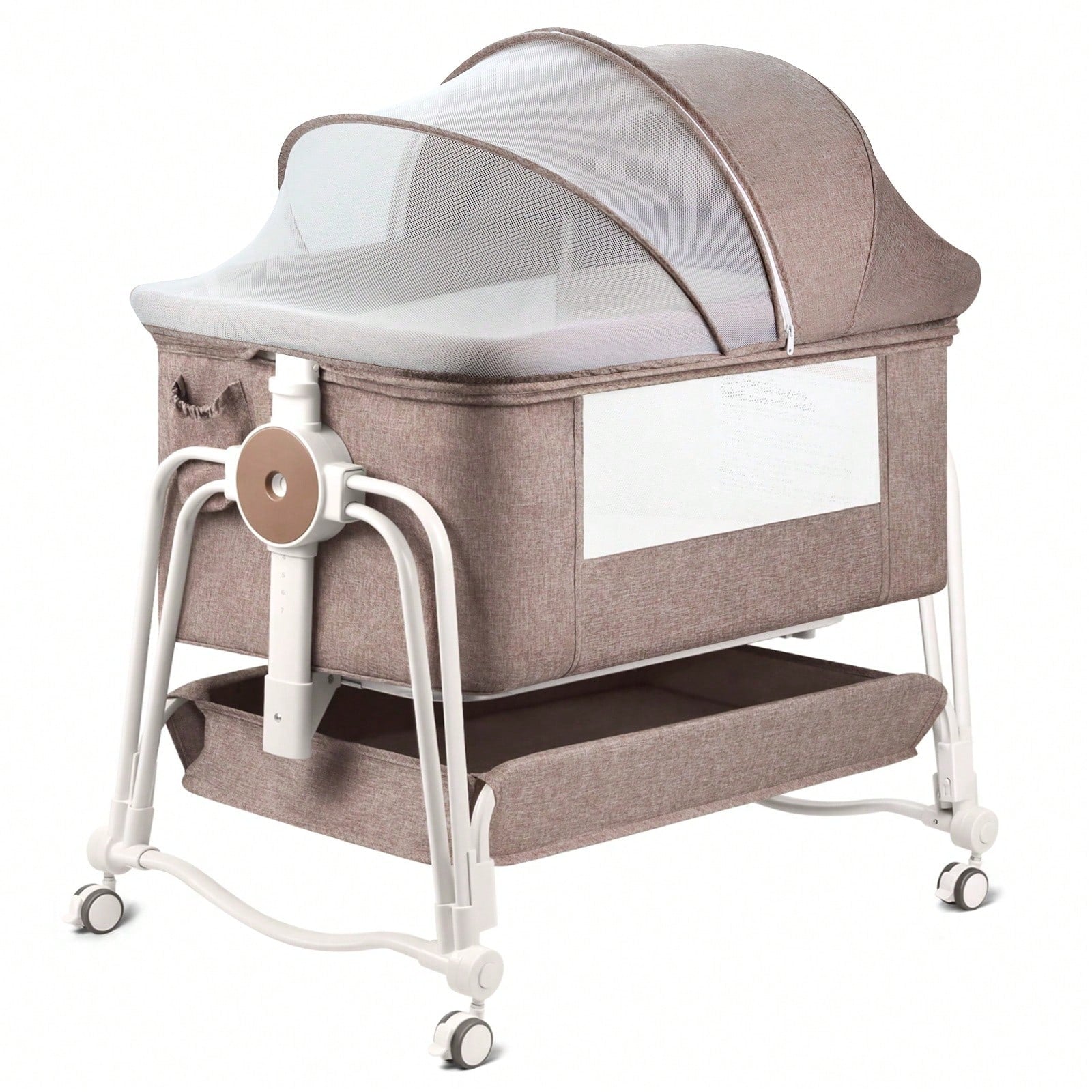 Baby 4 In 1 Bedside Sleeper Bassinet With Wheels
