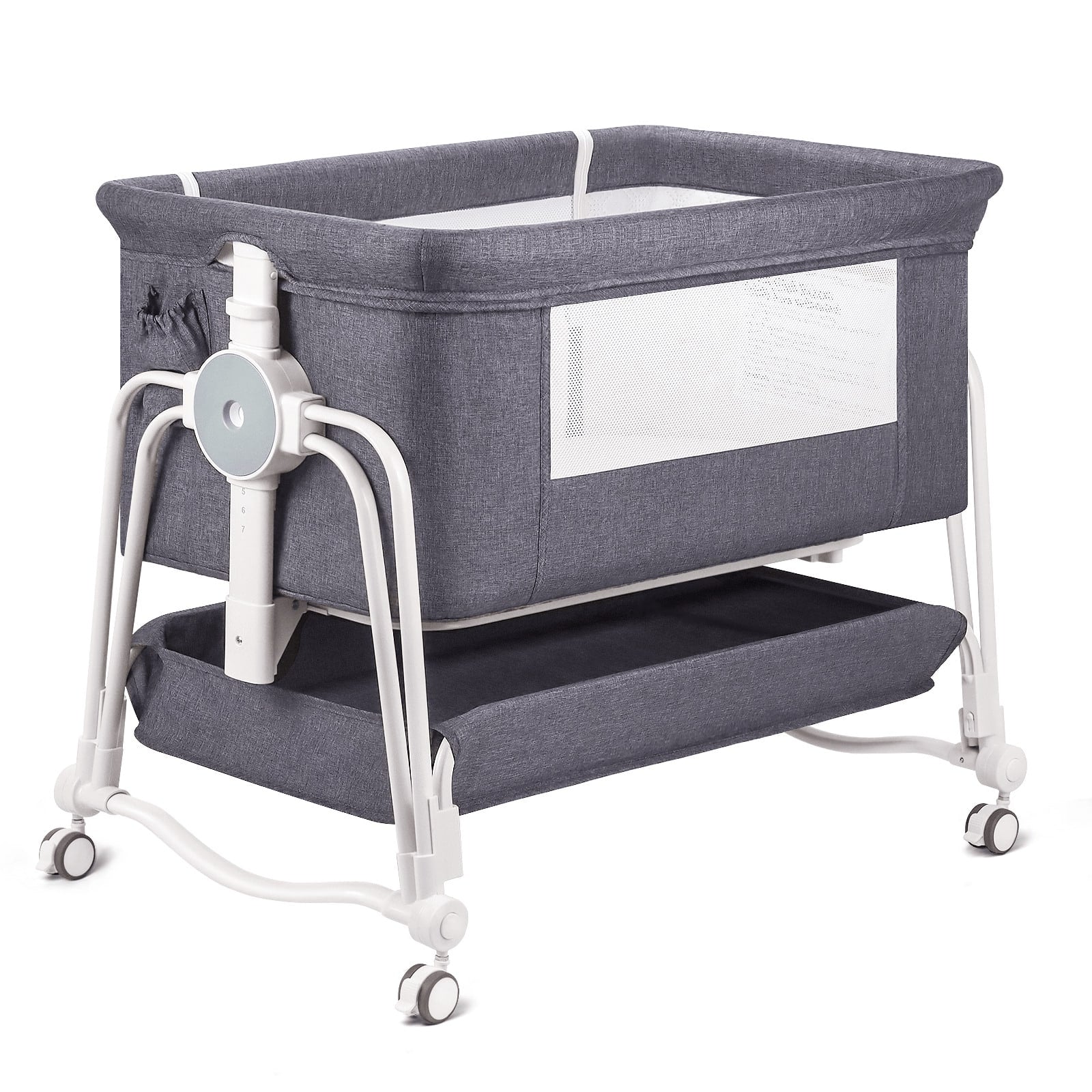 Baby 4 In 1 Bedside Sleeper Bassinet With Wheels