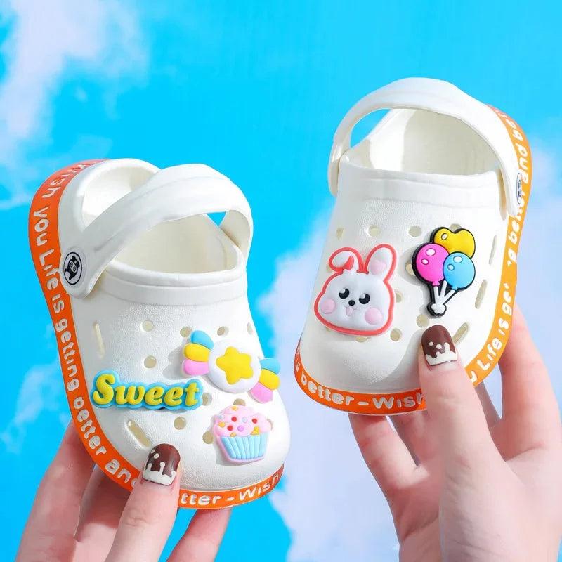 Cartoon Kids Clogs Comfy & Colorful Footwear for Playful Adventures