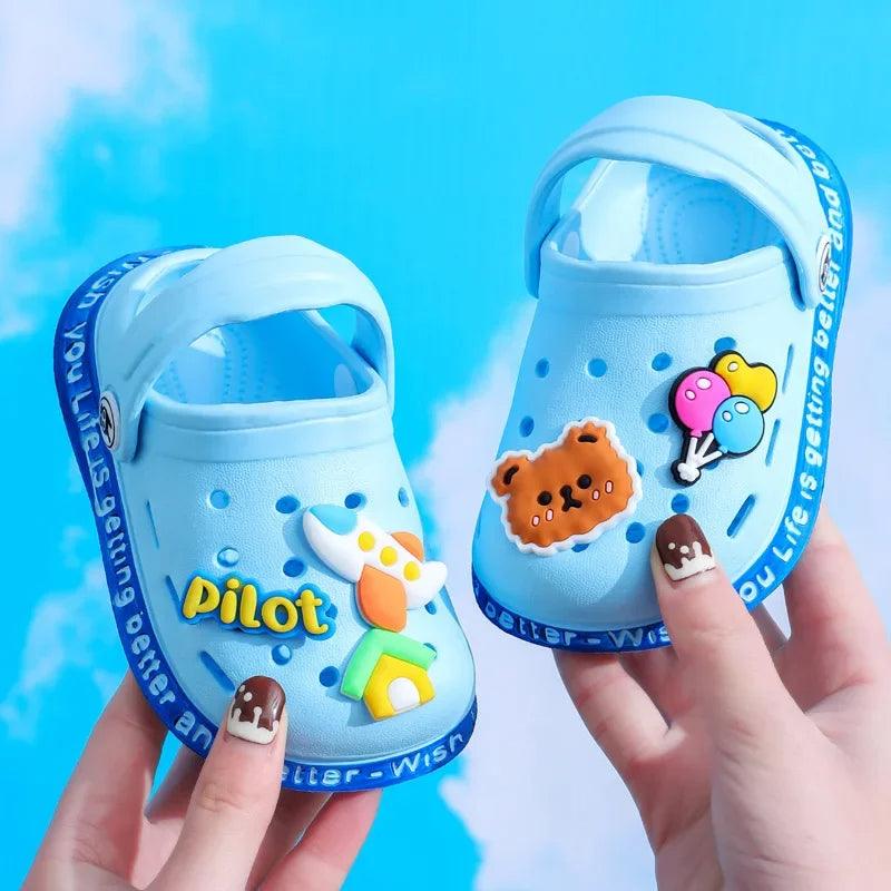 Cartoon Kids Clogs Comfy & Colorful Footwear for Playful Adventures