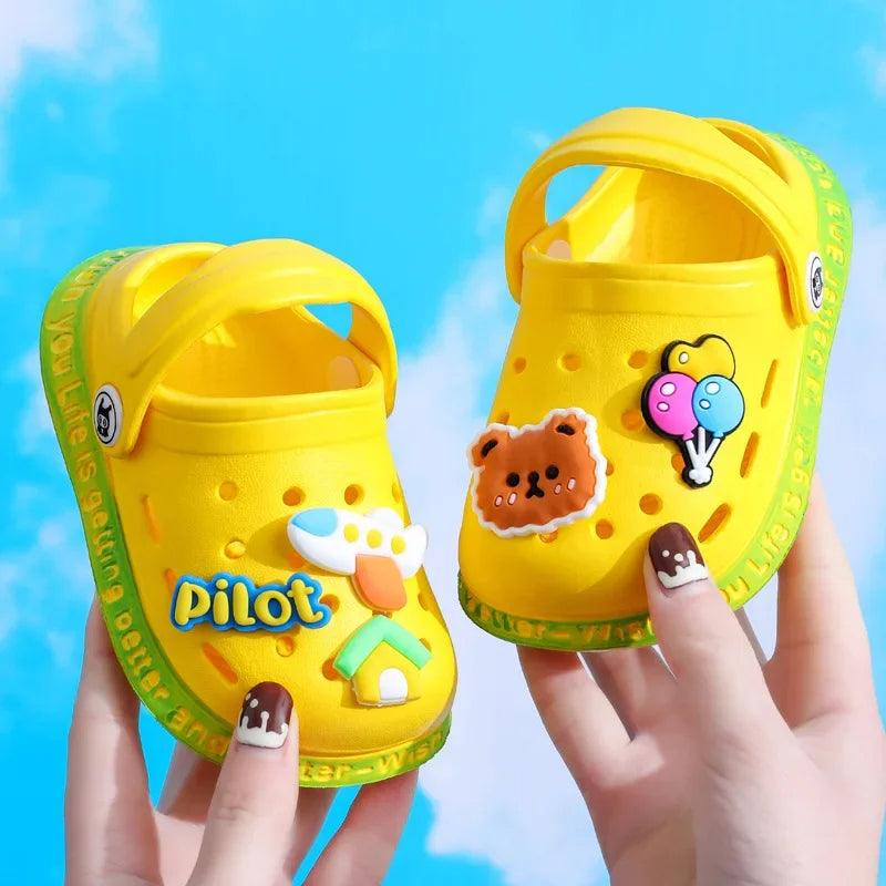 Cartoon Kids Clogs Comfy & Colorful Footwear for Playful Adventures