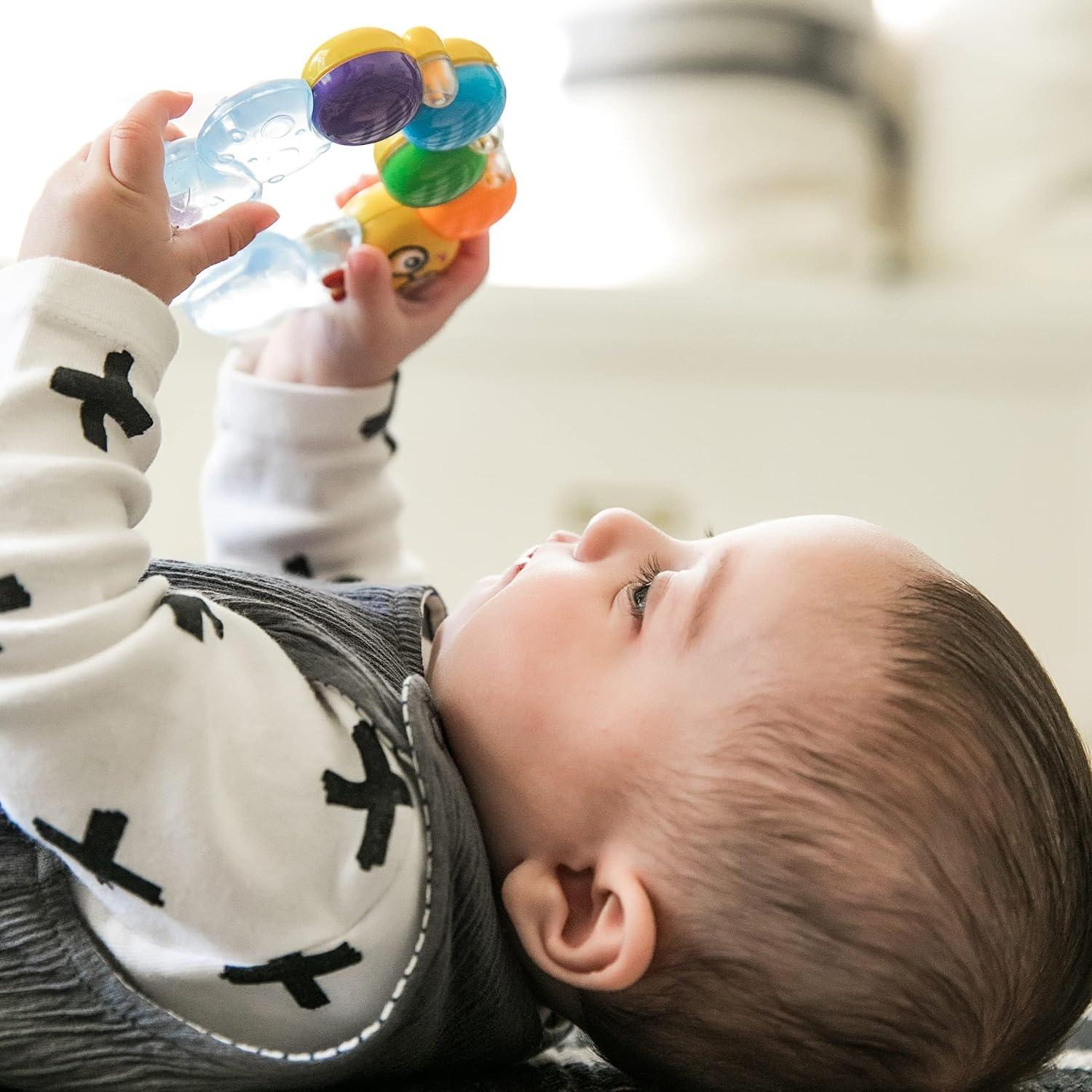 Teething Rattle Cooling Toy Multi Sensory Relief