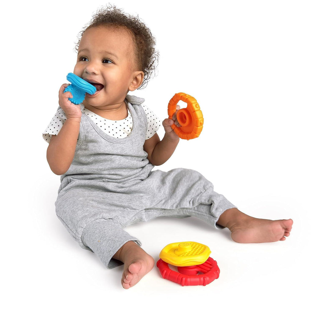 Teething Rattle Cooling Toy Multi Sensory Relief