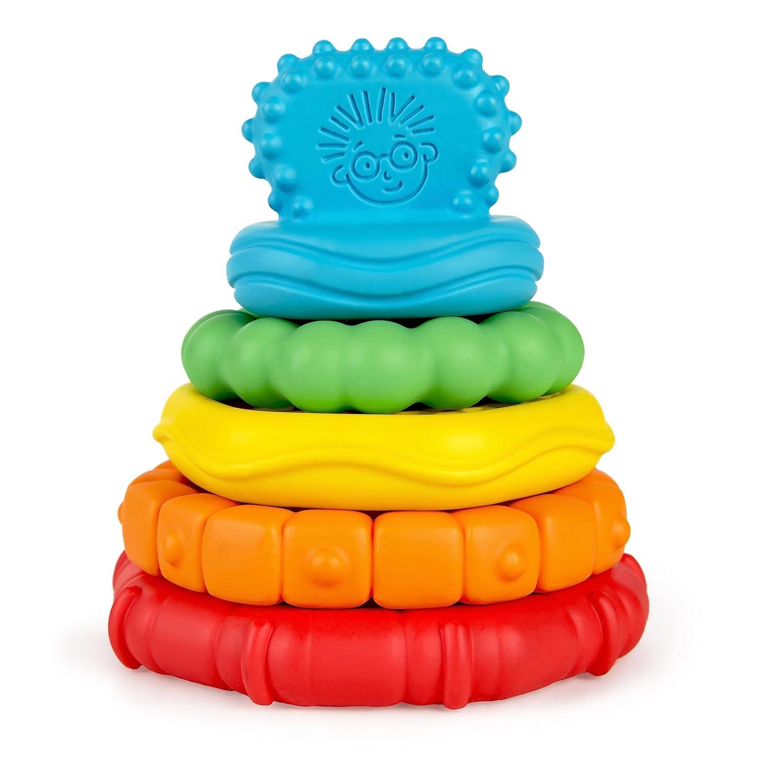 Teething Rattle Cooling Toy Multi Sensory Relief