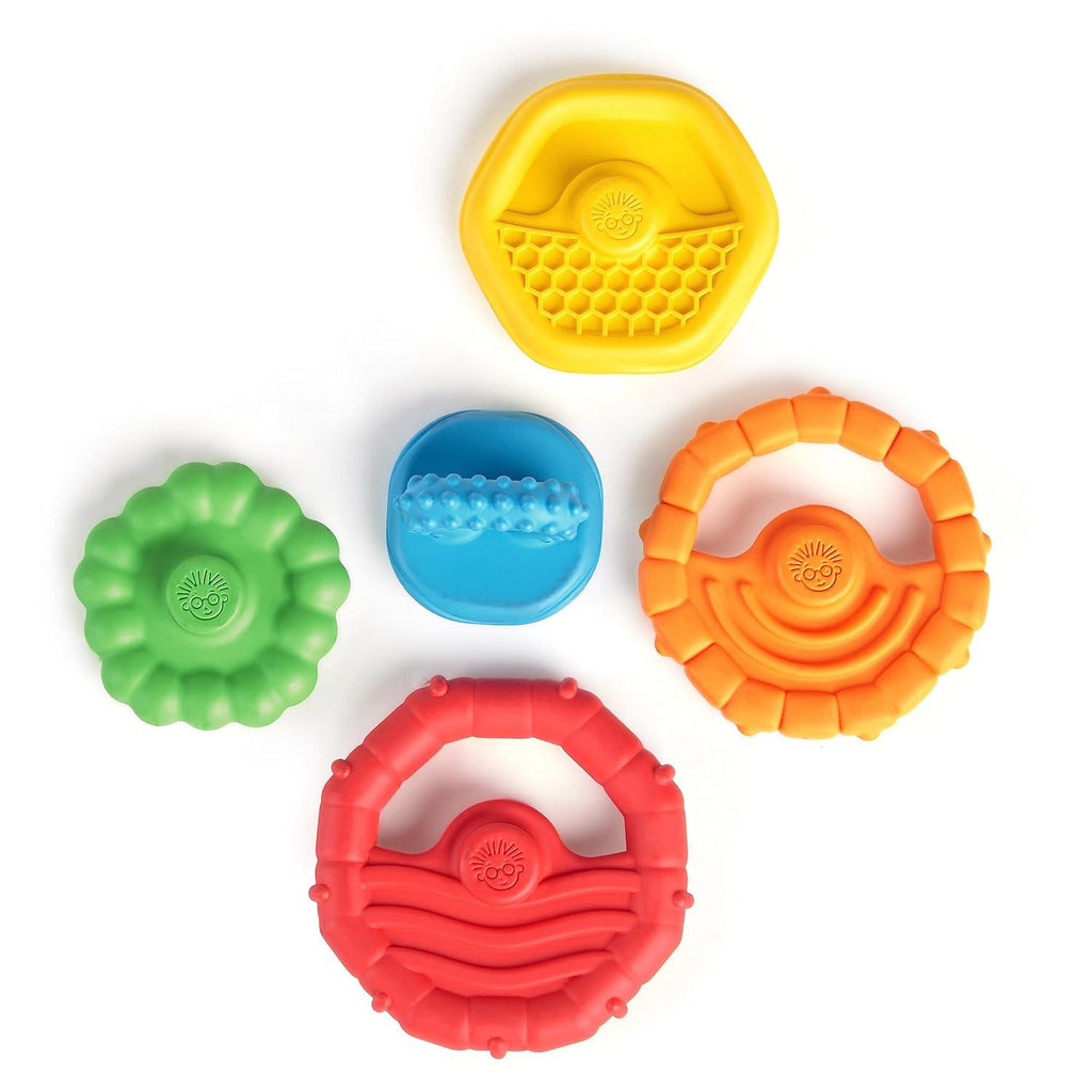 Teething Rattle Cooling Toy Multi Sensory Relief