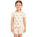 Vibrant Art Printed Pajama Top And Shorts Set