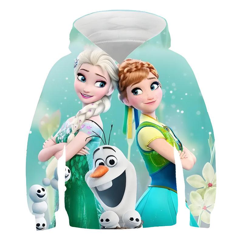 Animated Character Zip Hoodie - Comfortable and Fun Kids Hoodie