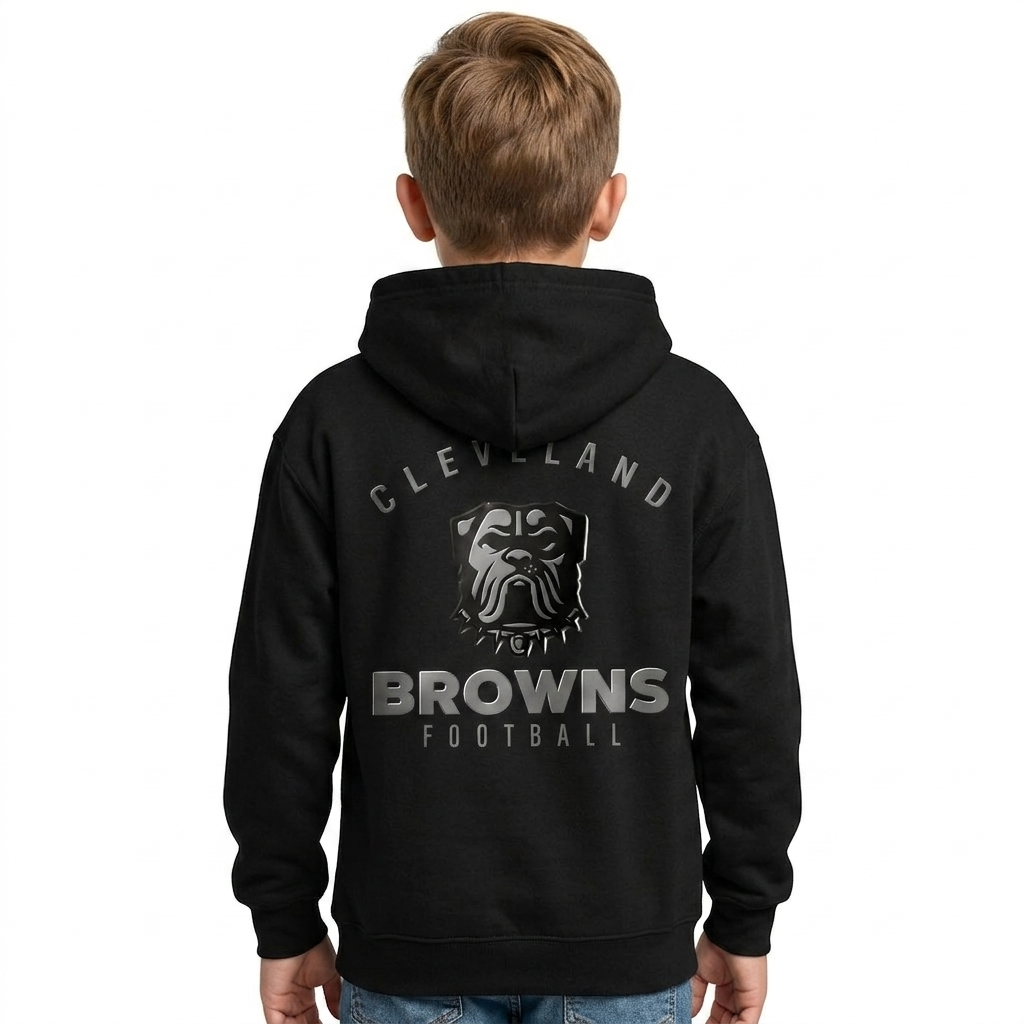 Cleveland Browns Bulldog Kids Graphic Hooded Sweatshirt